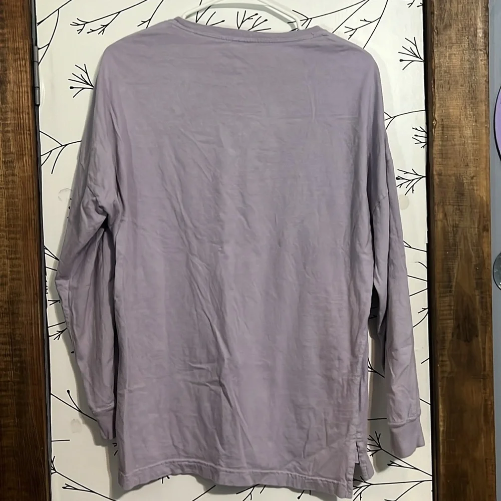 Women’s light purple Woodstock T shirt medium - Picture 3 of 4